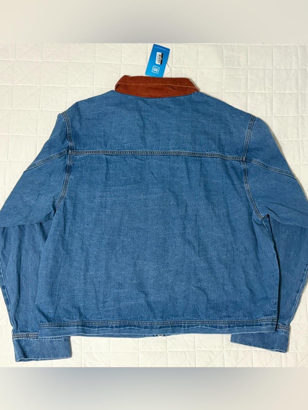 SOLD - Ford Motor Co. Official Licensed Corduroy Collar Denim Jacket - Size XXL - Picture 7 of 7